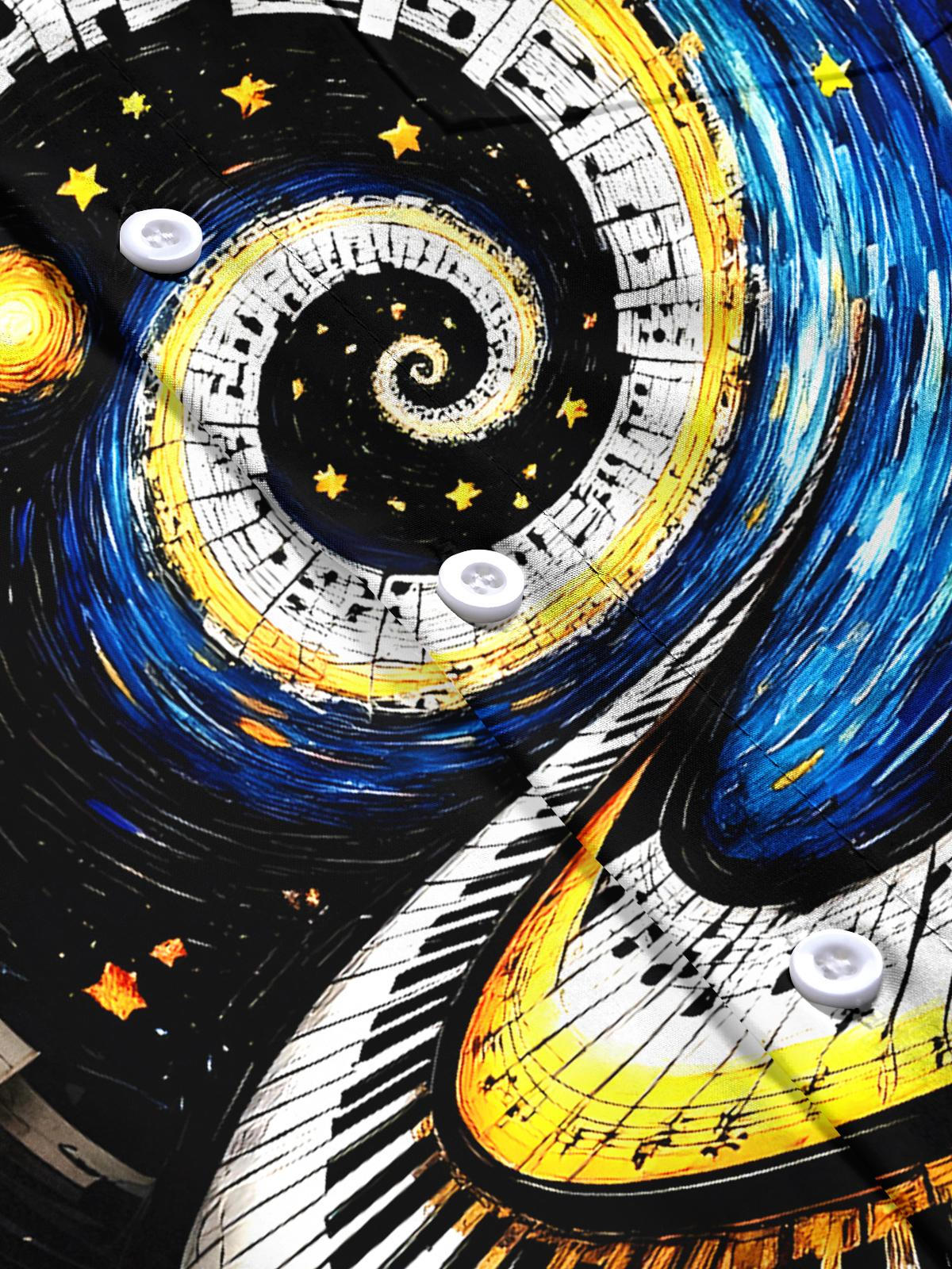 Violin Men's Pocket Short Sleeve Shirts