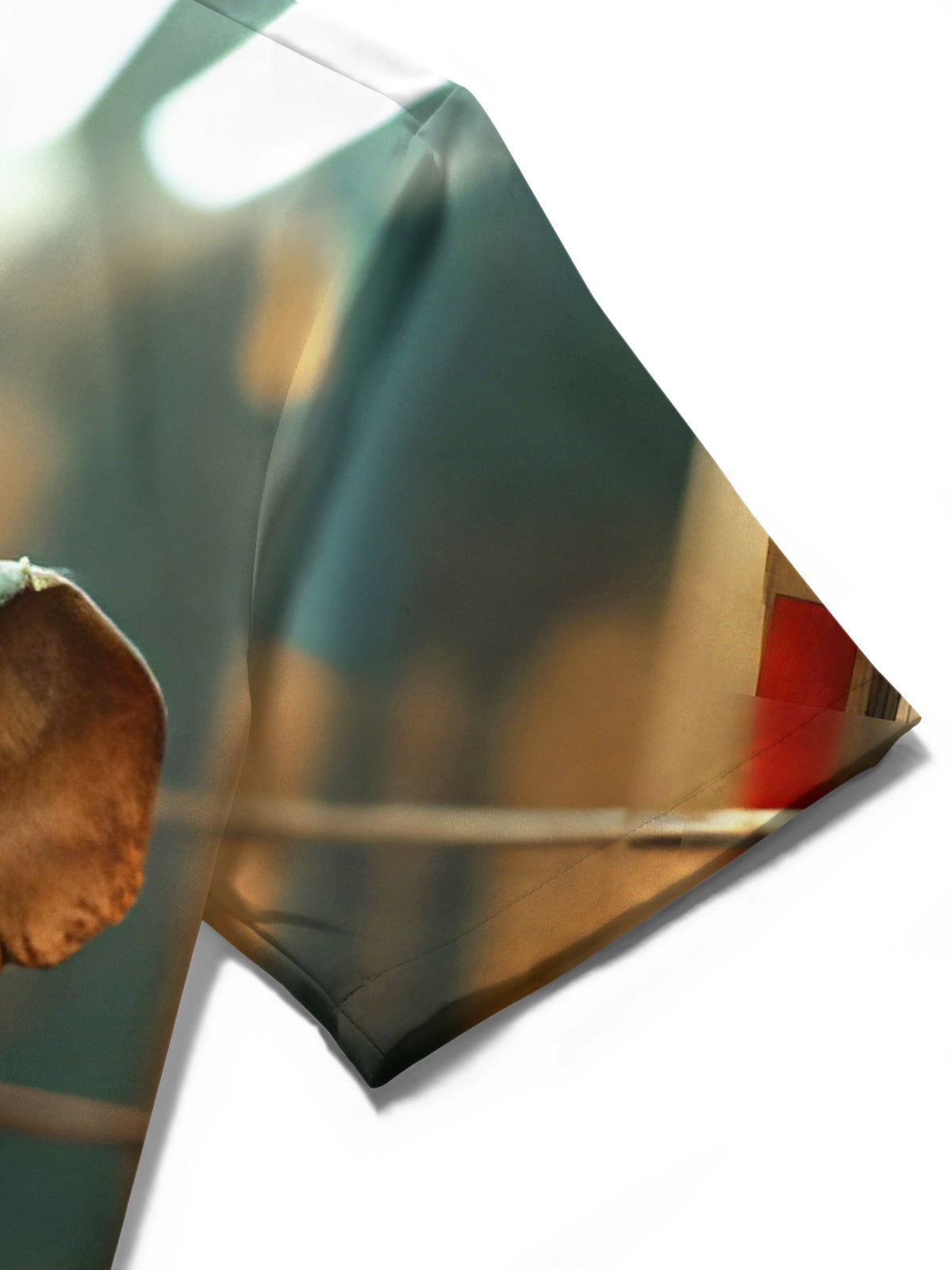 Fun Boxing Elephant Men's Pocket Short Sleeve Shirts