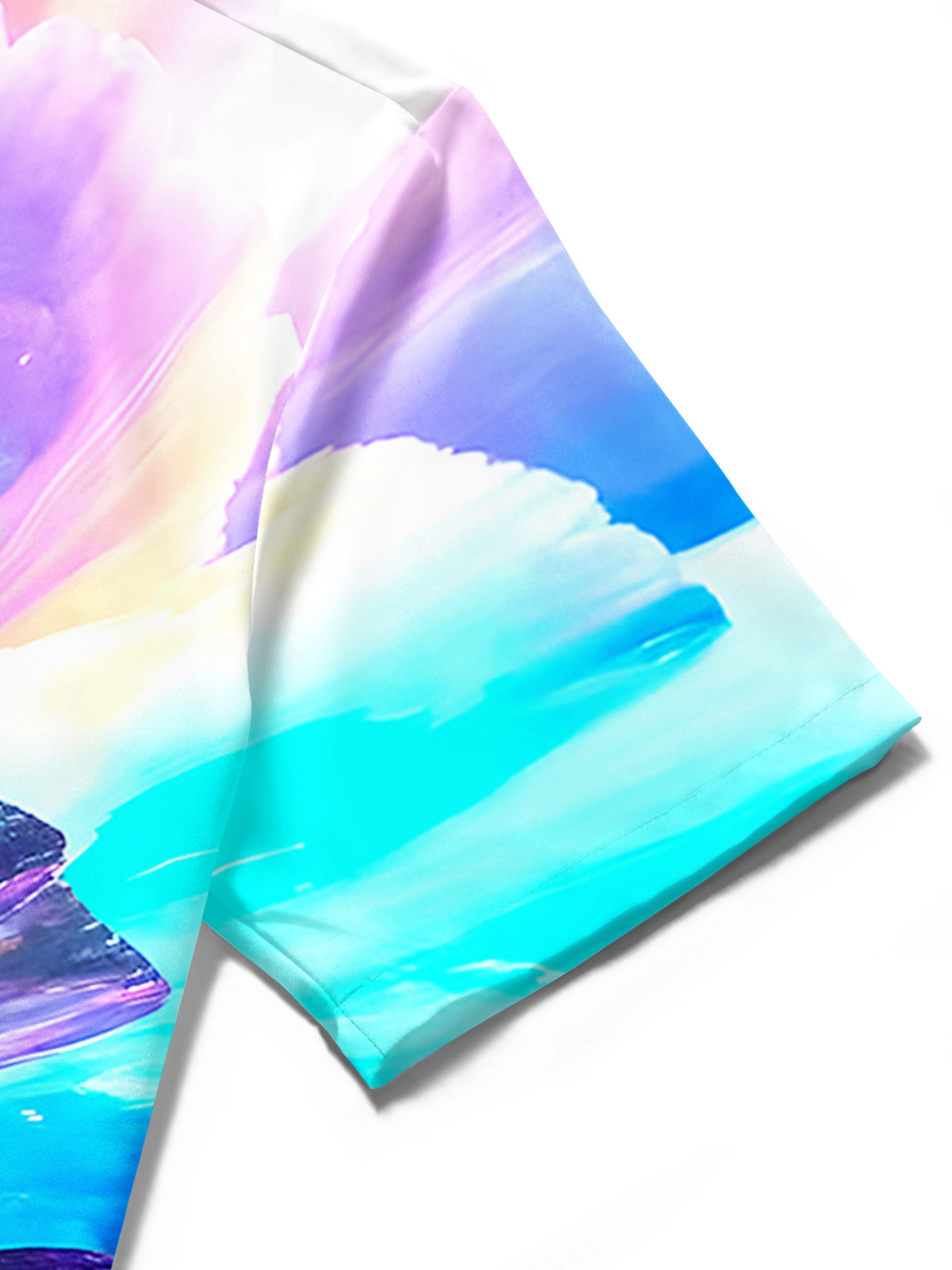 Tie Dye Men's Pocket Short Sleeve Shirts