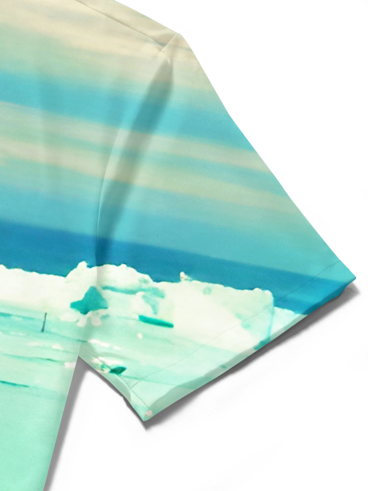 Fun Cat Titanic Boat Men's Pocket Short Sleeve Shirts