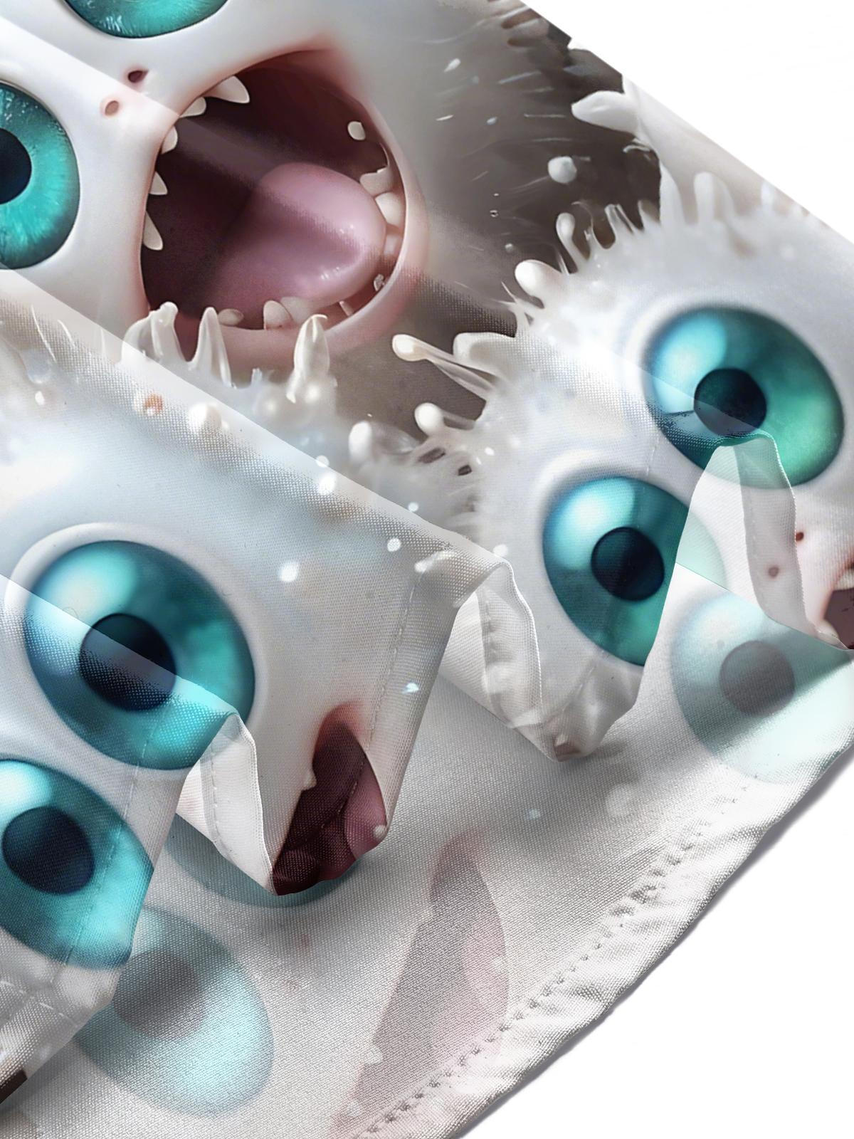 Funny Print Men's Pocket Short Sleeve Shirts