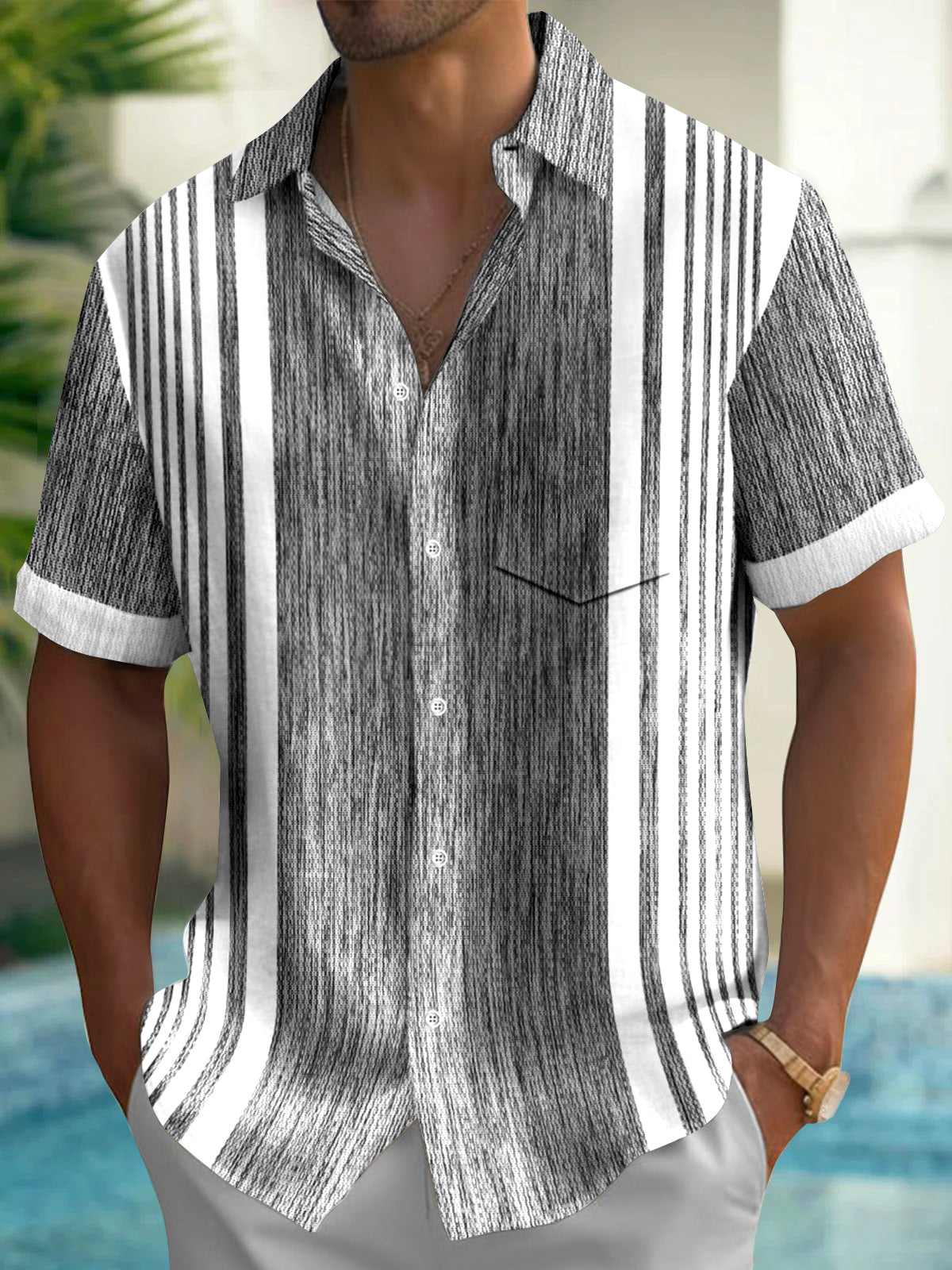 Men's Pocket Short Sleeve Shirts