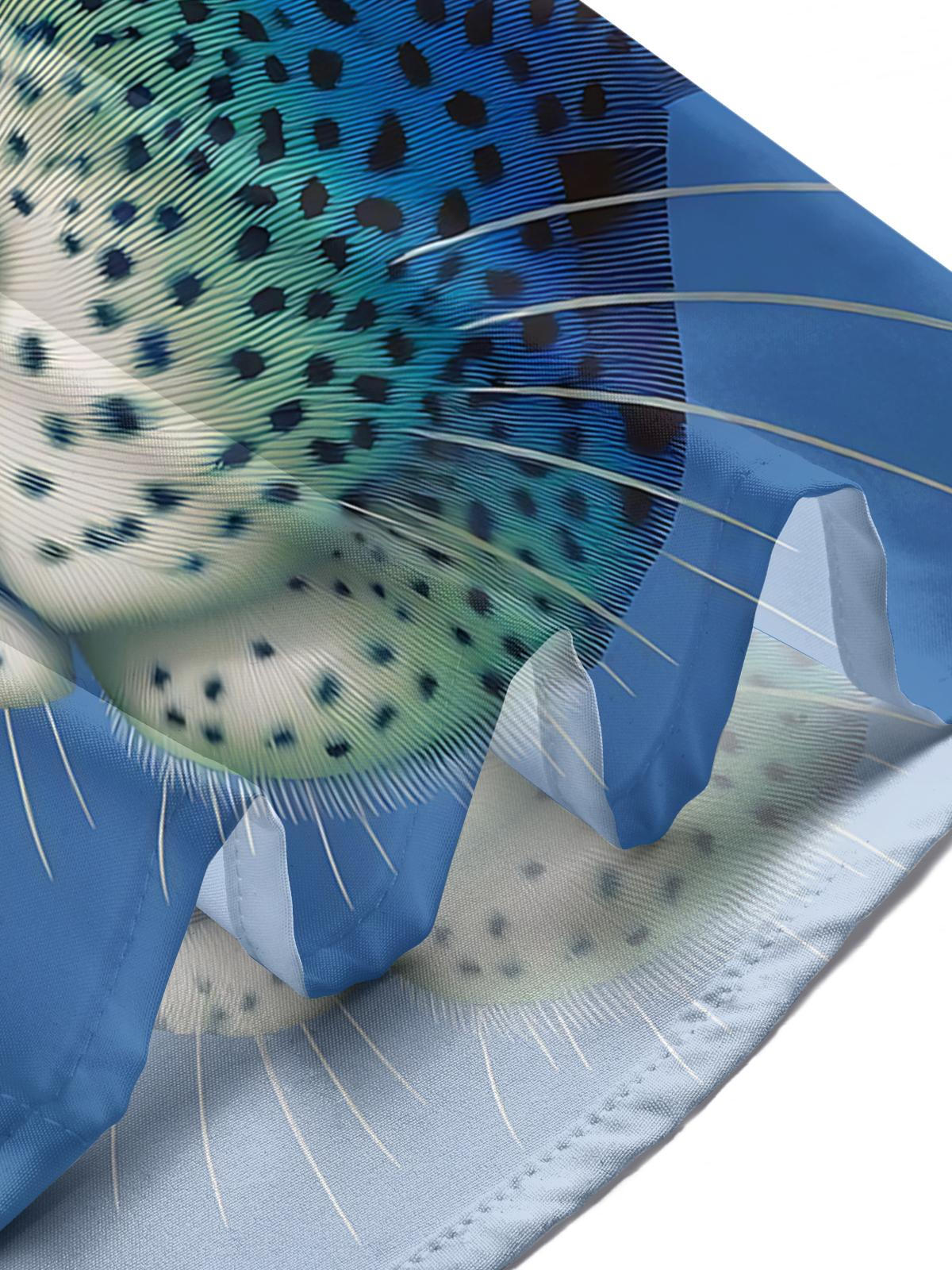 Leopard Print Men's Pocket Short Sleeve Shirts