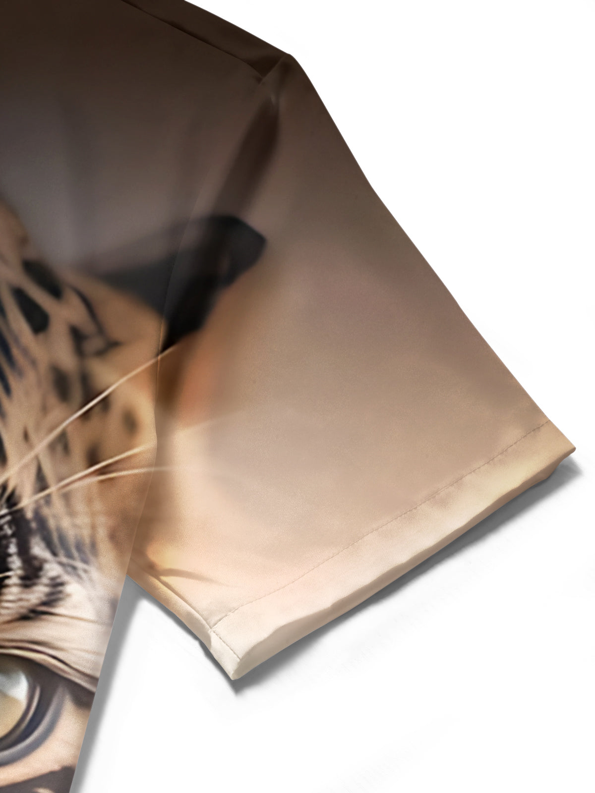 Leopard Print Men's Pocket Short Sleeve Shirts