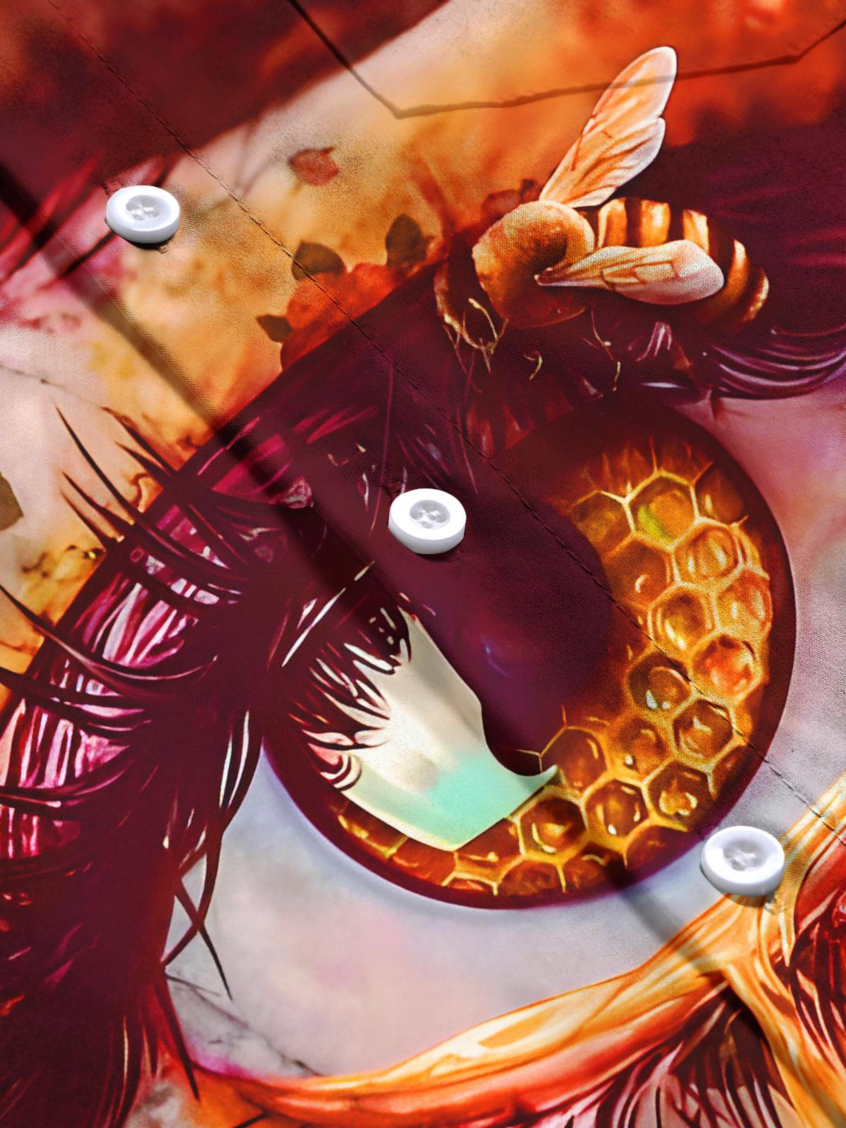 Eye Bee Men's Pocket Short Sleeve Shirts