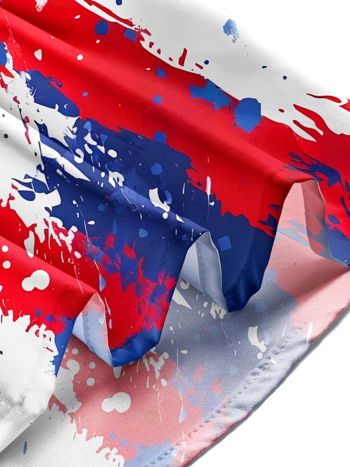 Independence Day Men's Pocket Short Sleeve Shirts