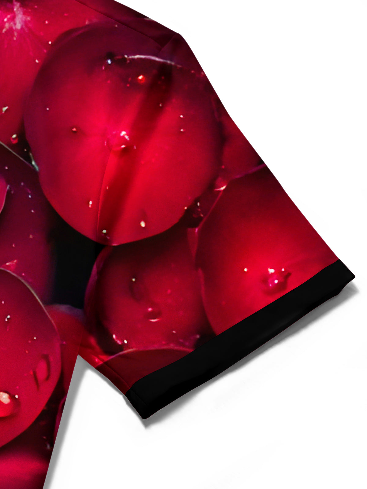 Dewdrop Rose Petals Men's Pocket Short Sleeve Shirts