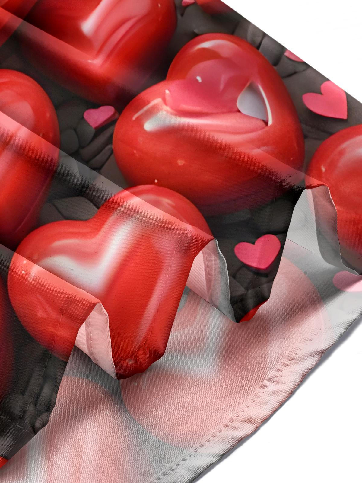 Heart Mouth Print Men's Pocket Short Sleeve Shirts