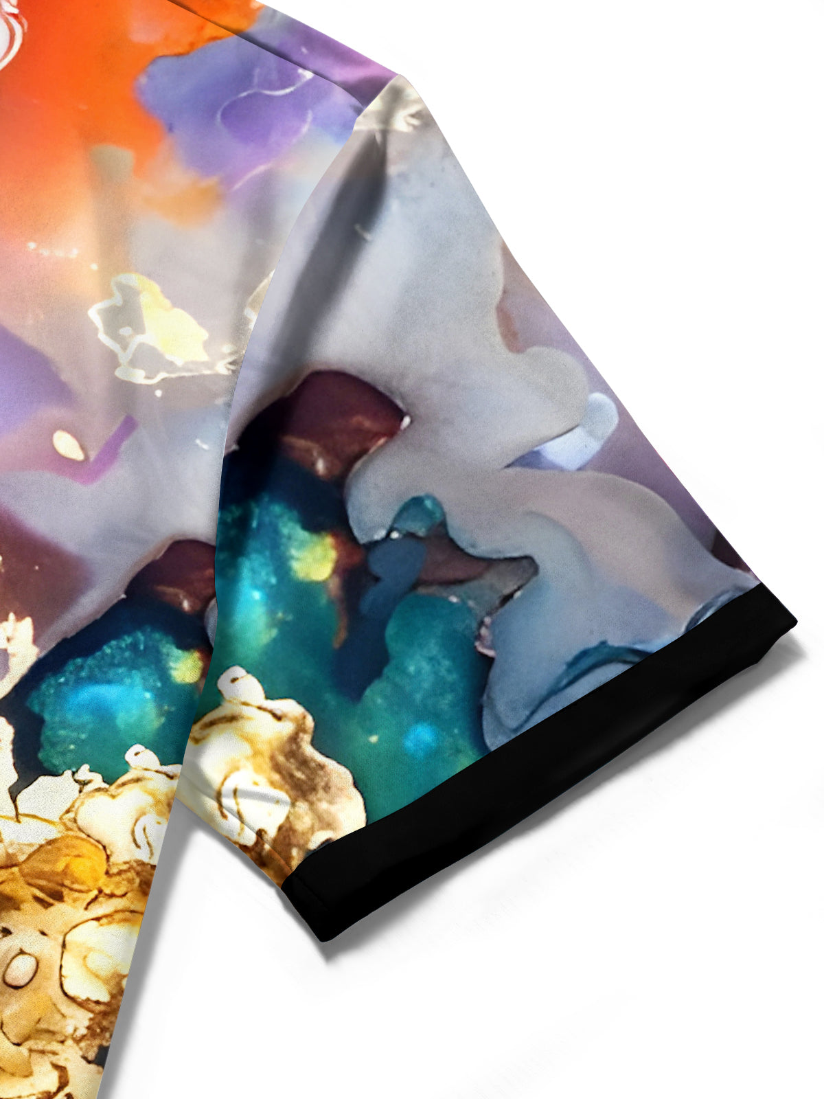 Abstract Men's Pocket Short Sleeve Shirts