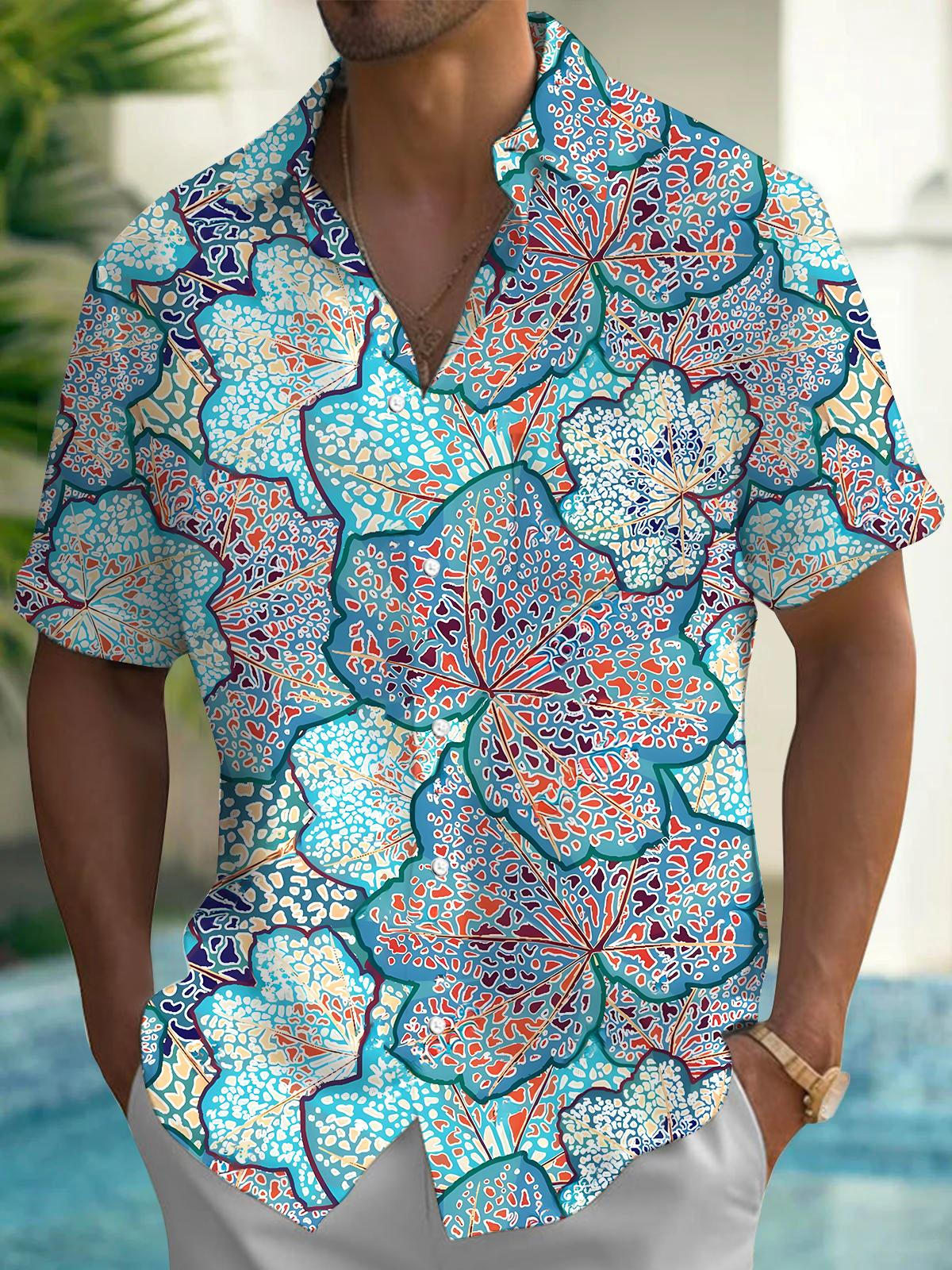 Leaf Men's Pocket Short Sleeve Shirts