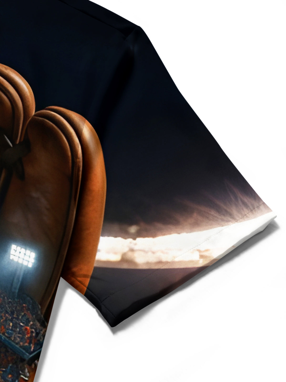 Fun Baseball Field Men's Pocket Short Sleeve Shirts