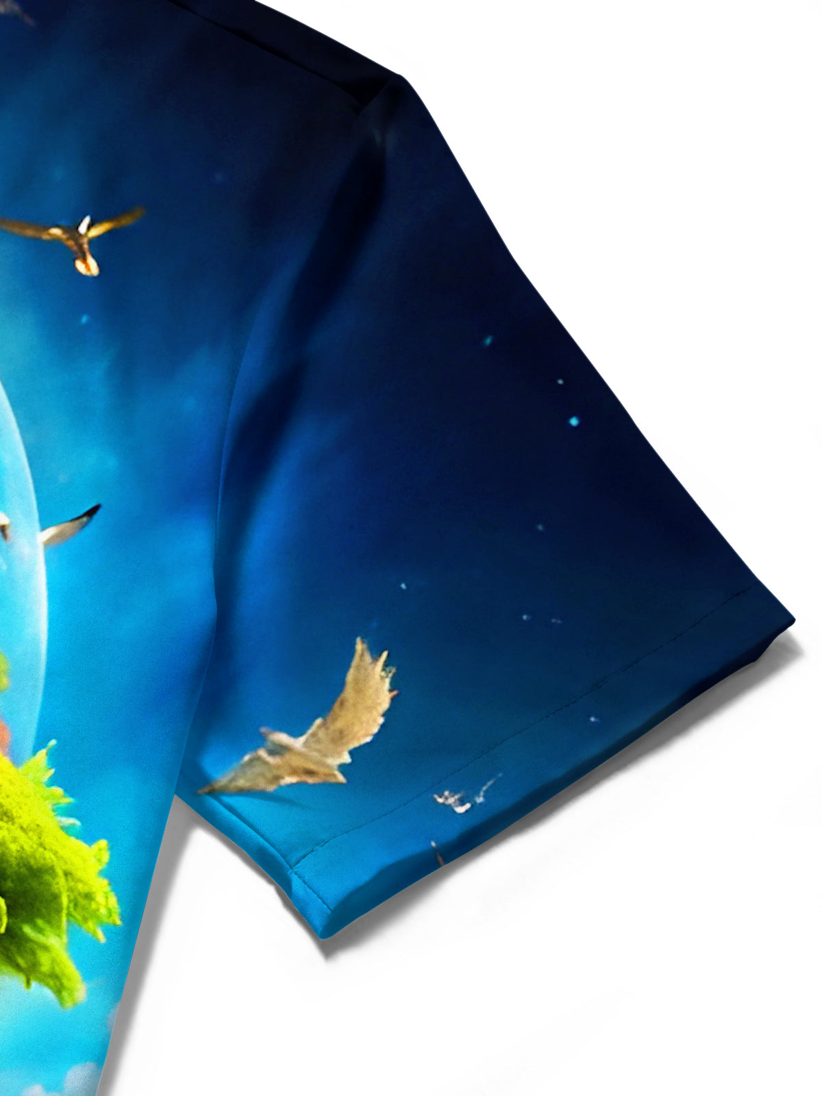 Mysteries Of Dadaism Natural Ecological Elderly Men's Pocket Short Sleeve Shirts