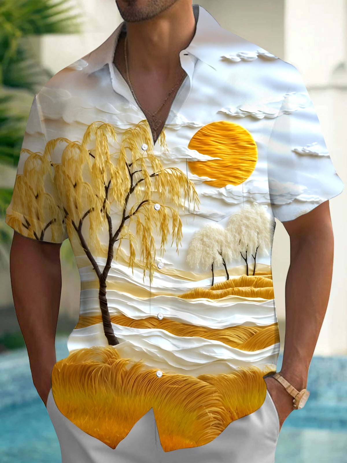 Tree Men's Pocket Short Sleeve Shirts