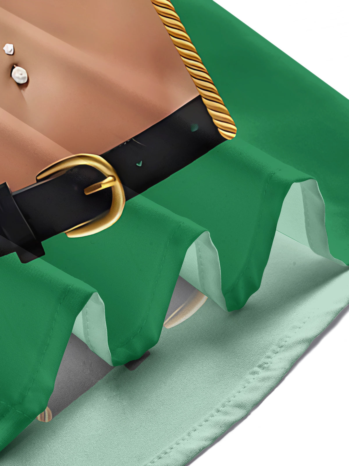 Funny Christmas Print Men's Pocket Short Sleeve Shirts