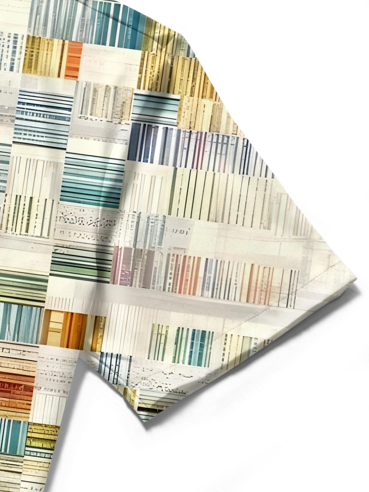 Geometry Men's Pocket Short Sleeve Shirts