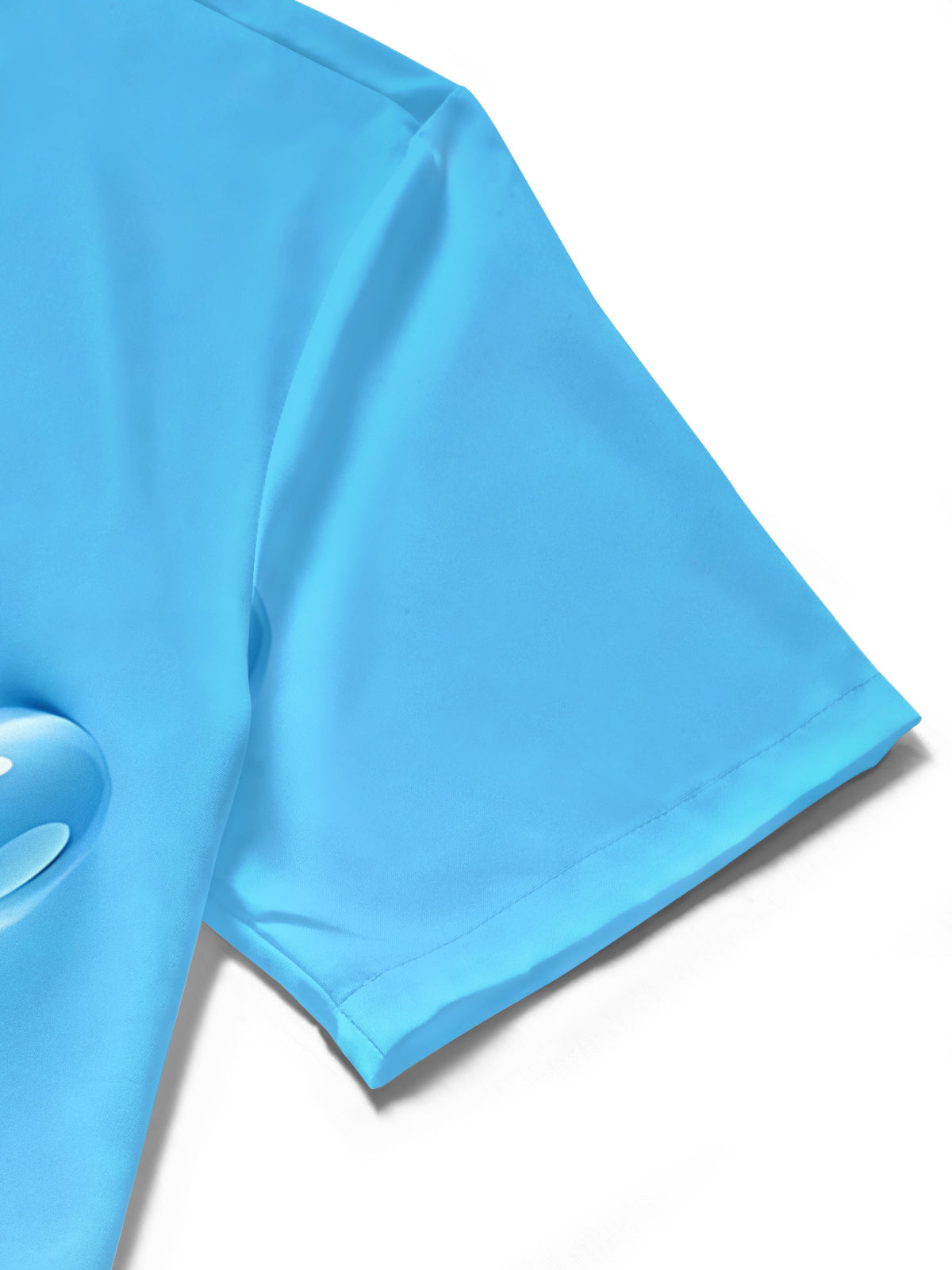 Footprint Print Men's Pocket Short Sleeve Shirts