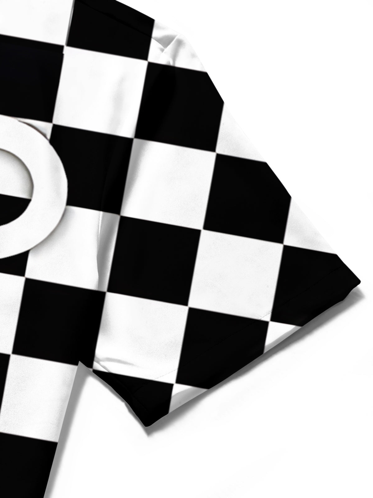 Shoelace Print Men's Pocket Short Sleeve Shirts