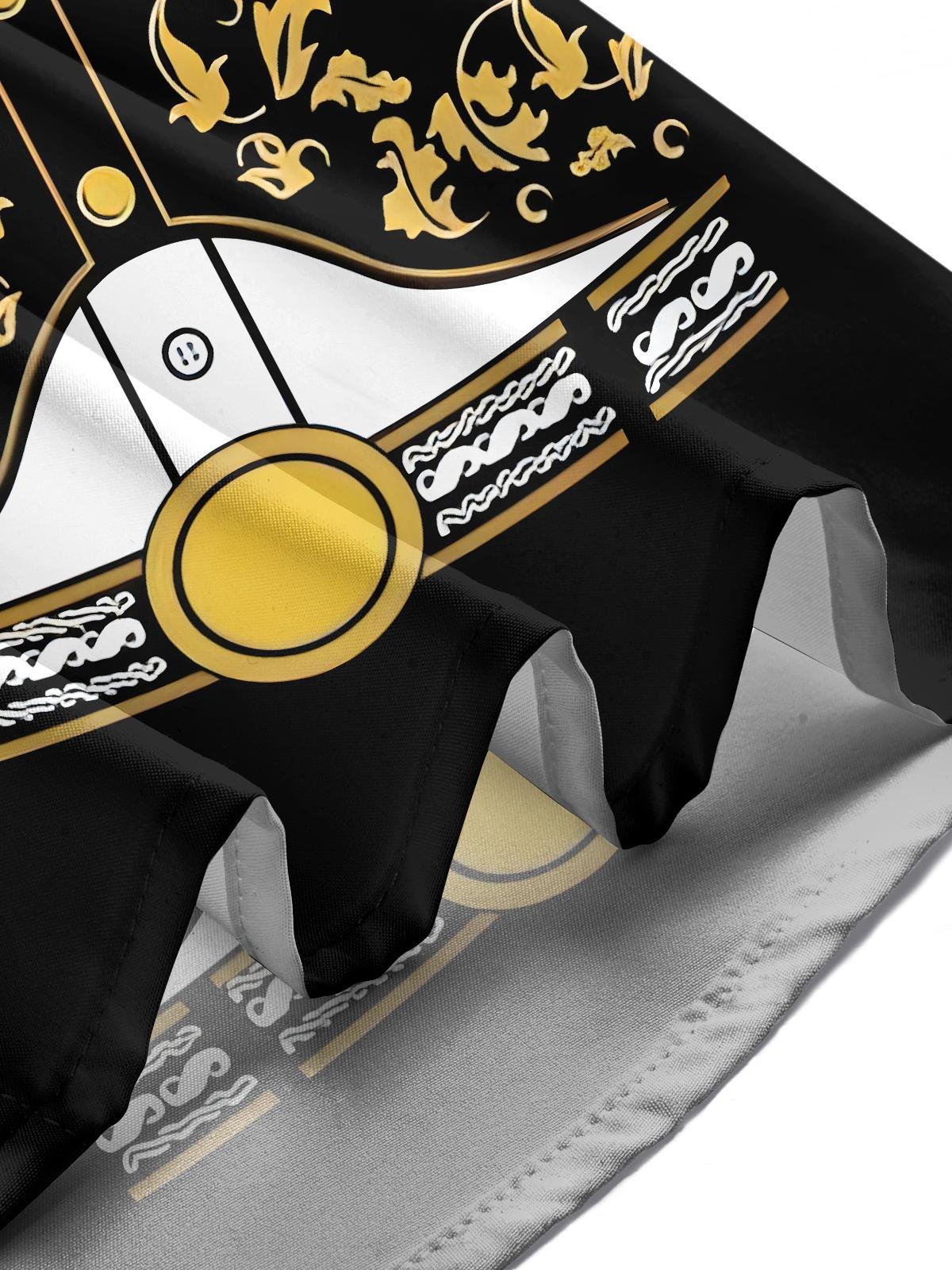 Fun Gentleman Collar Structure Men's Pocket Long Sleeve Shirts