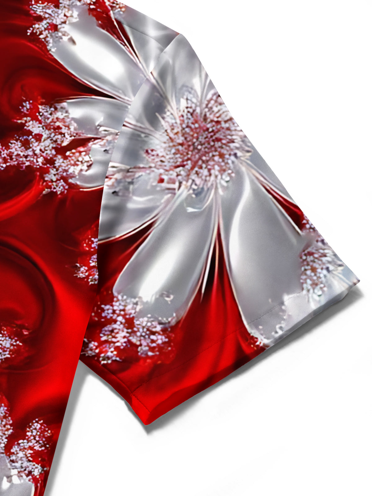 Abstract Print Men's Pocket Short Sleeve Shirts