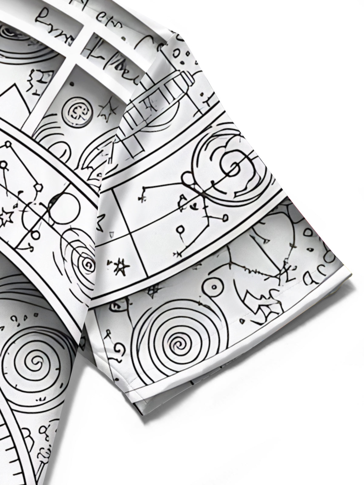 Sailboat Compass Print Men's Pocket Short Sleeve Shirts