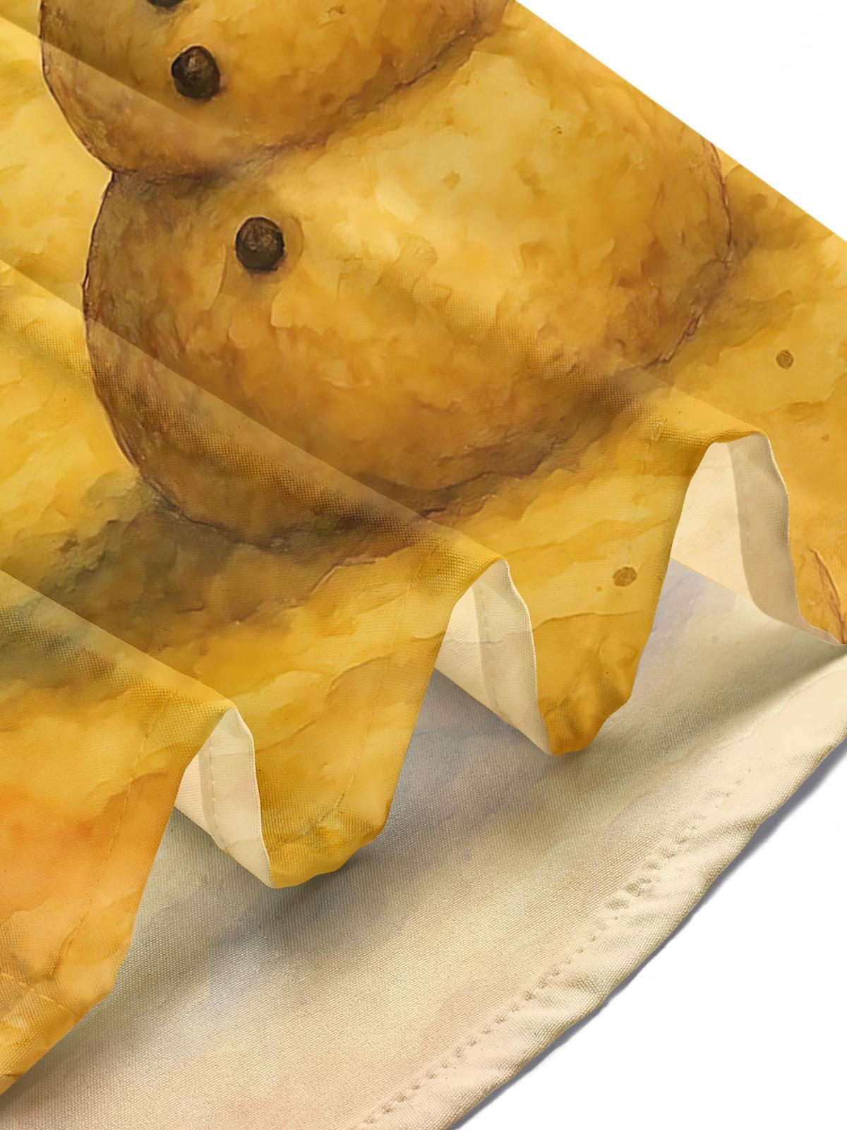 Cactus Snowman PrintMen's Pocket Long Sleeve Shirts