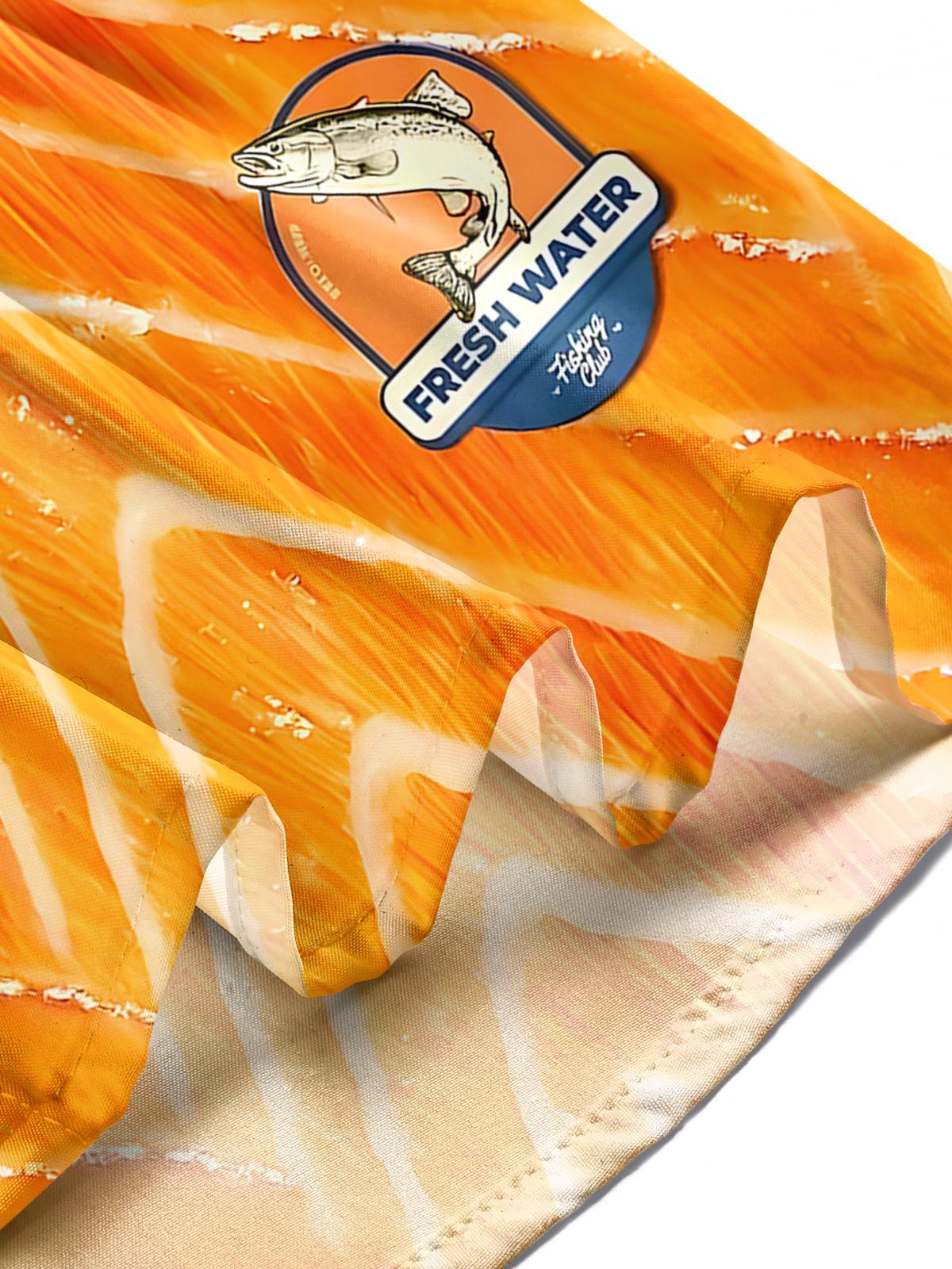 Salmon Men's Pocket Short Sleeve Shirts