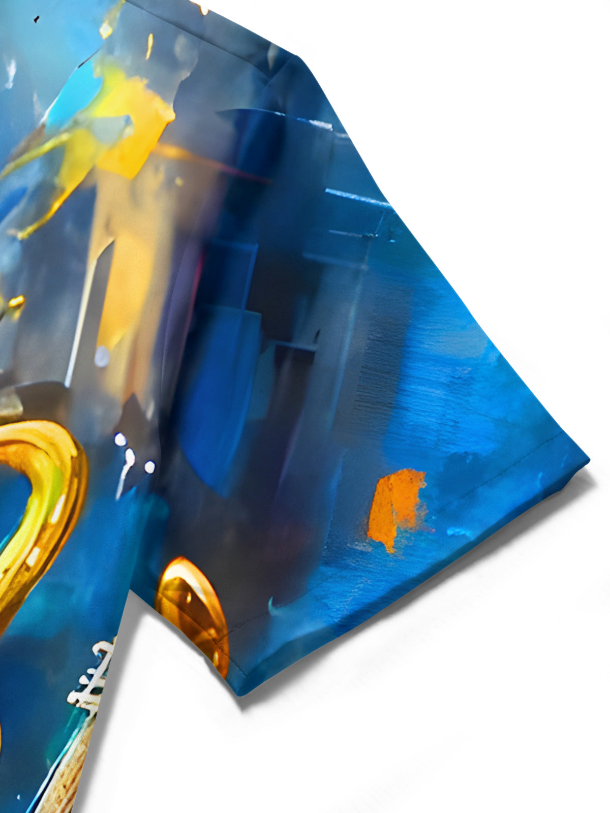 Art Music Instruments Men's Pocket Short Sleeve Shirts