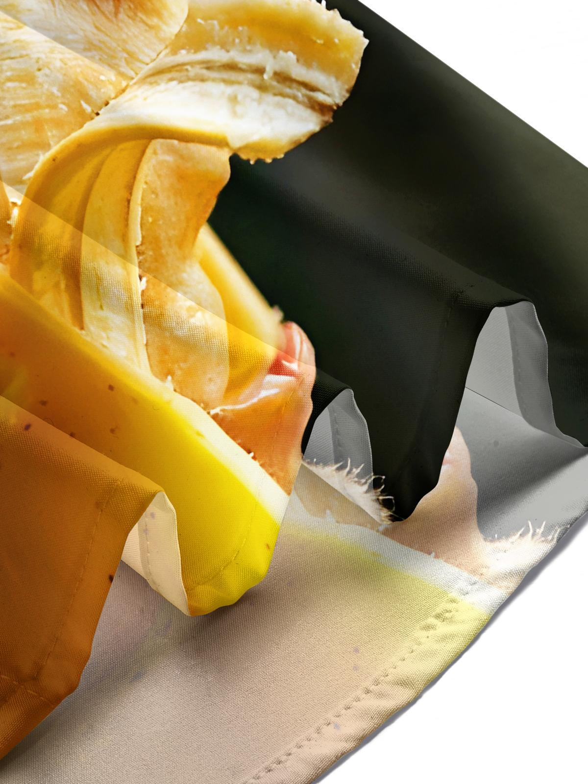 Fun Banana Face Men's Pocket Short Sleeve Shirts