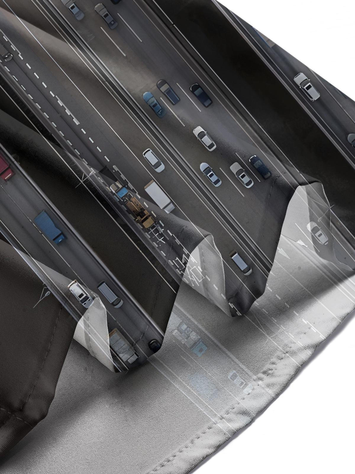 Road Print Men's Pocket Short Sleeve Shirts