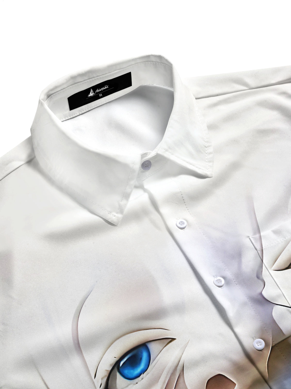 Funny Face Expression Art Relief Men's Pocket Short Sleeve Shirts