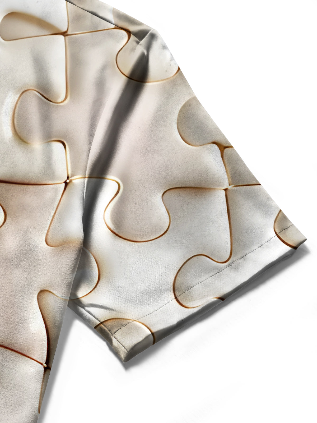 Saw Puzzle Men's Pocket Short Sleeve Shirts