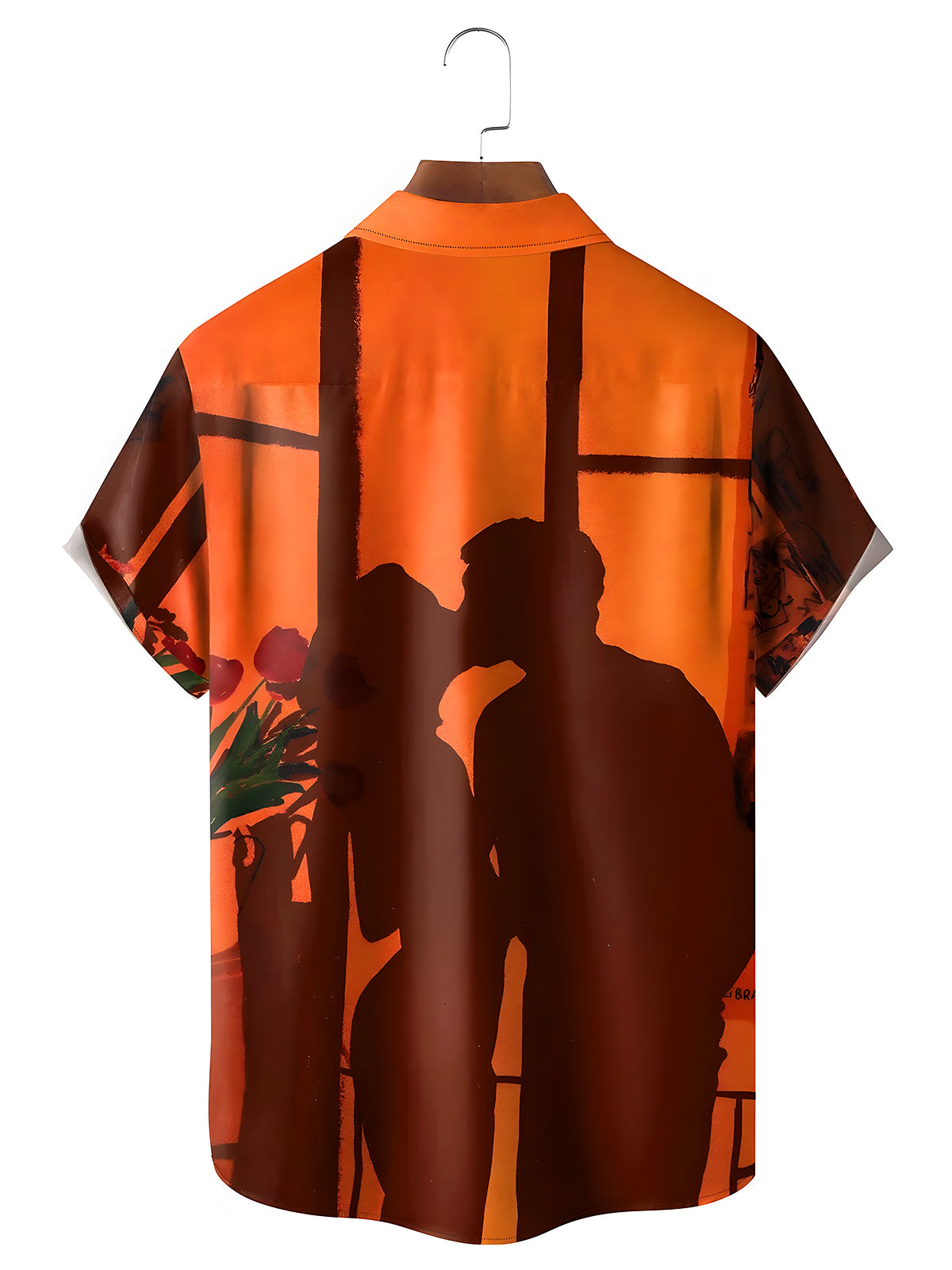 Valentine's Day Men's Pocket Short Sleeve Shirts