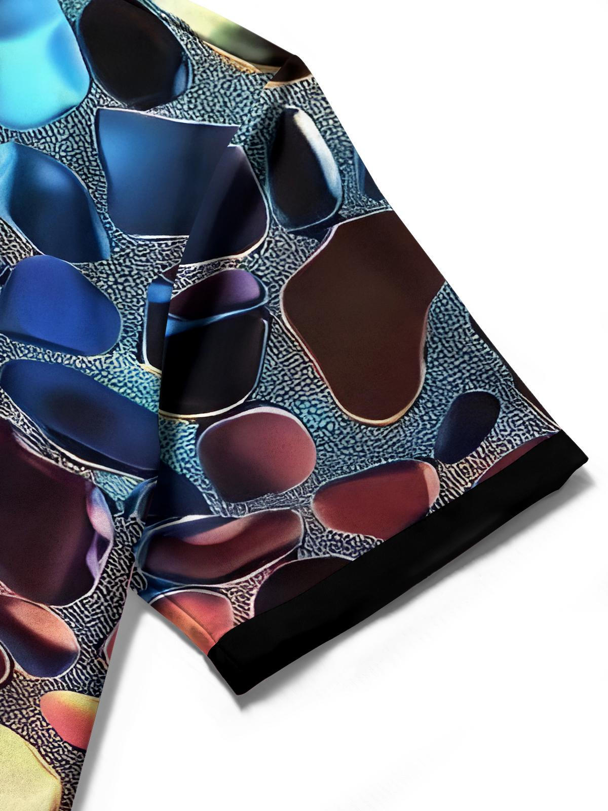 Geometry Men's Pocket Short Sleeve Shirts