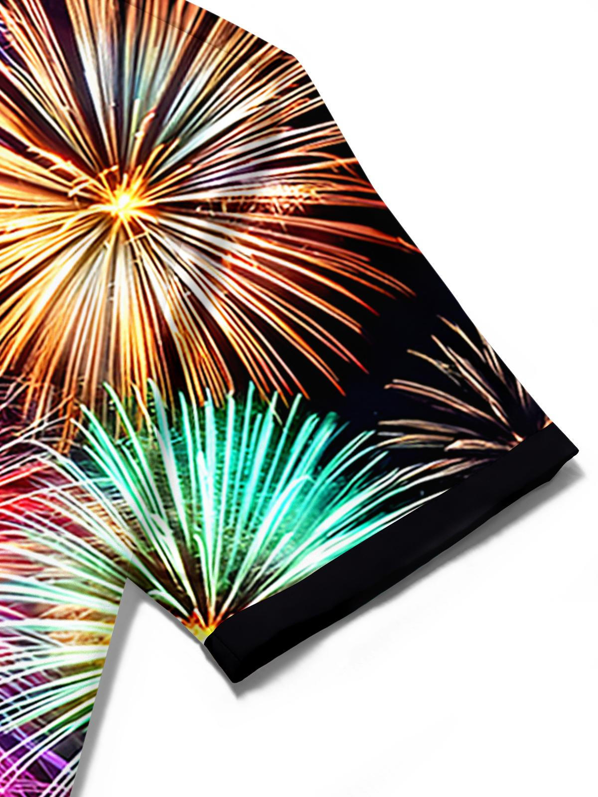 Fireworks Men's Pocket Short Sleeve Shirts
