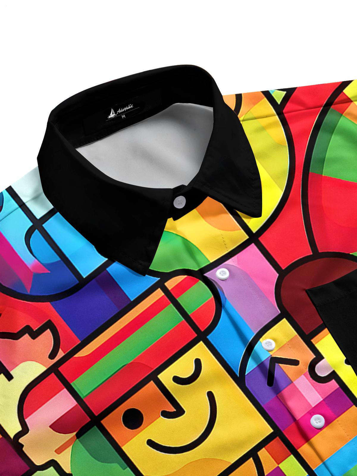 Funny Men's Pocket Short Sleeve Shirts