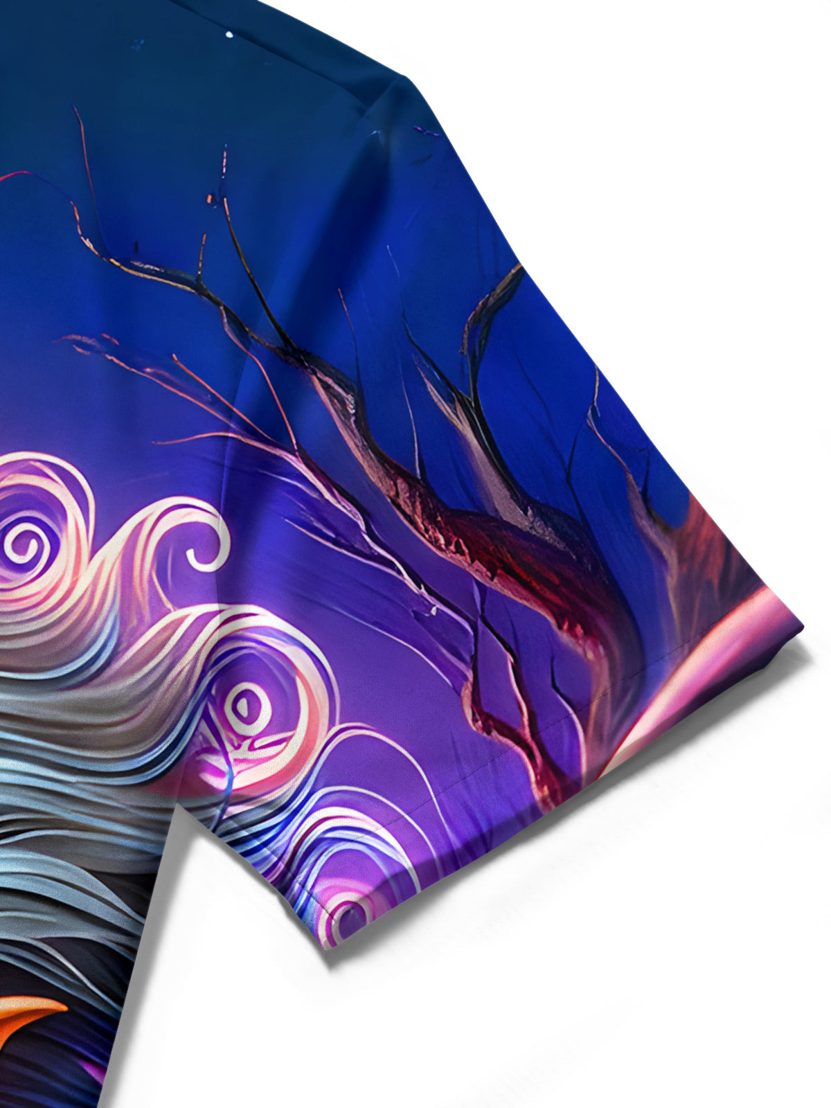 Funny Halloween Ghost Pumpkin Bat Men's Pocket Short Sleeve Shirts