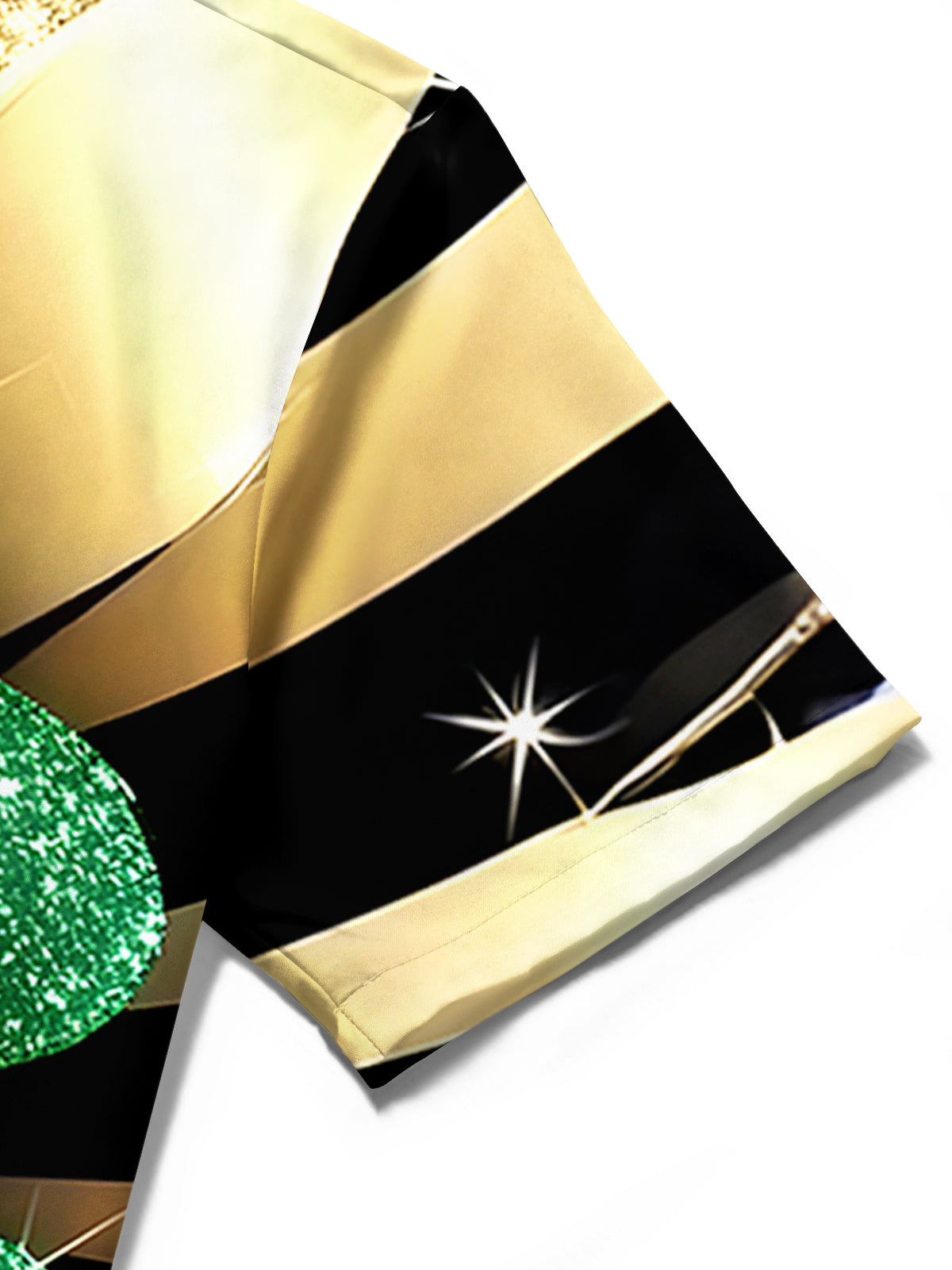 Four-Leaf Clover Men's Pocket Short Sleeve Shirts