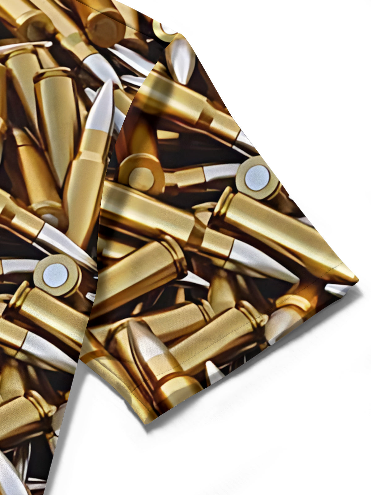 Bullet Print Men's Pocket Short Sleeve Shirts