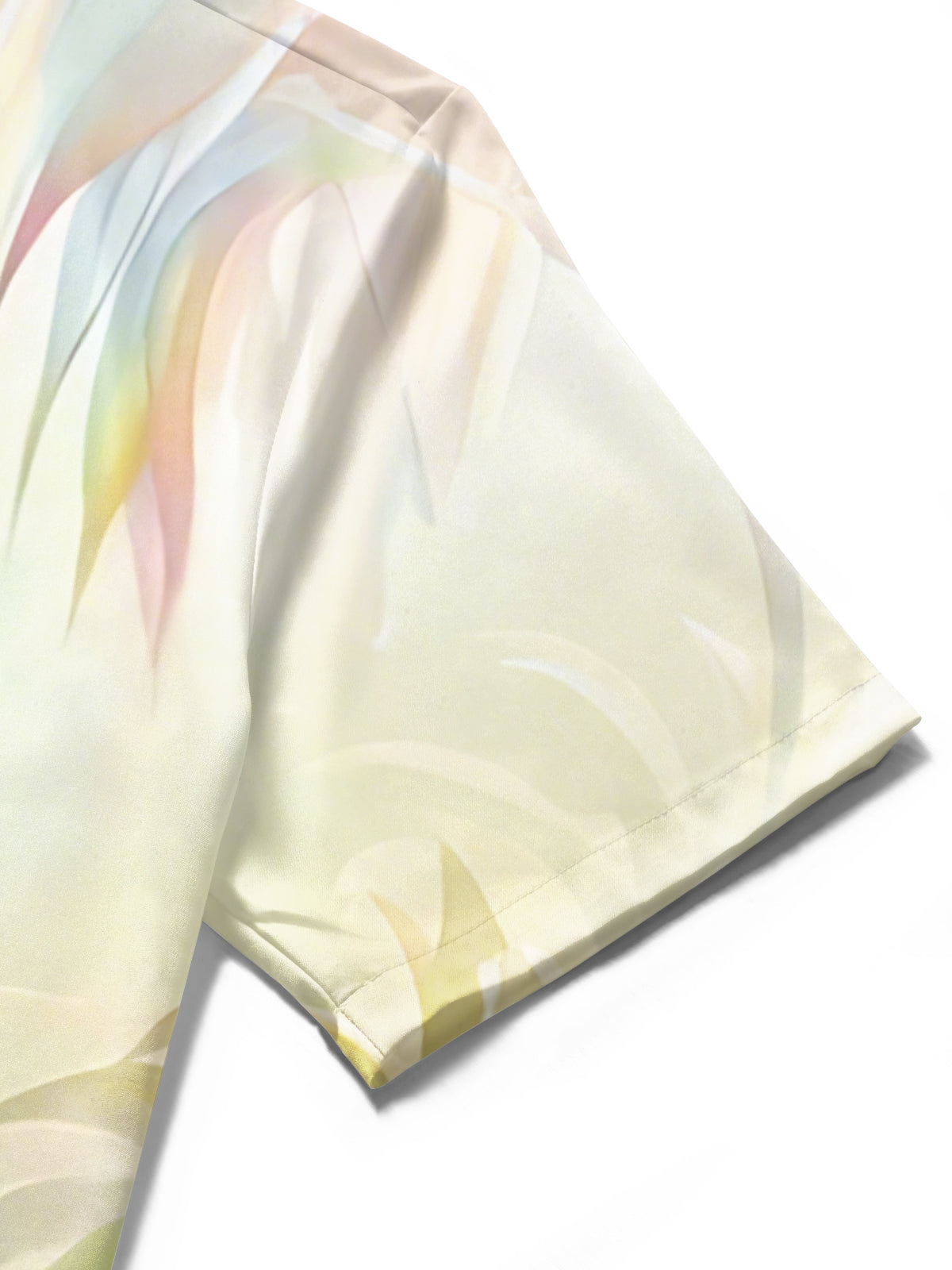 Parrot Print Men's Pocket Short Sleeve Shirts