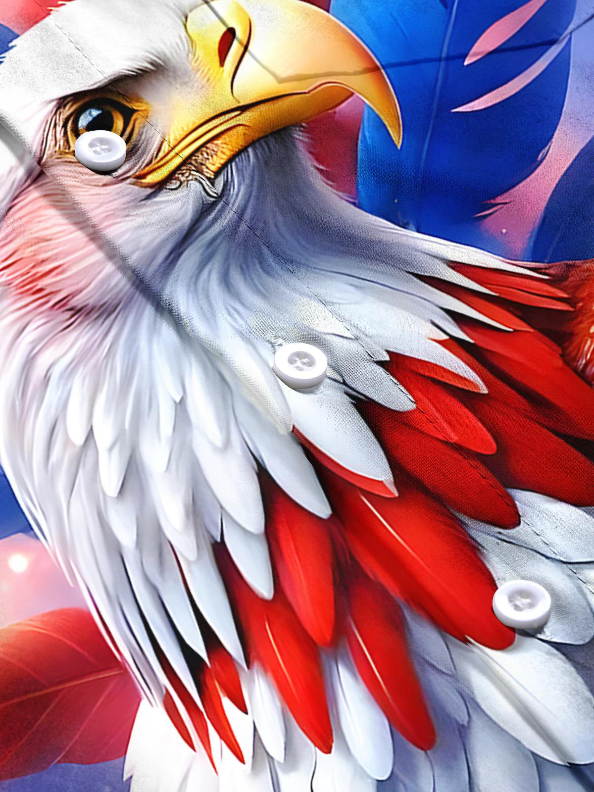 Eagle Men's Pocket Short Sleeve Shirts