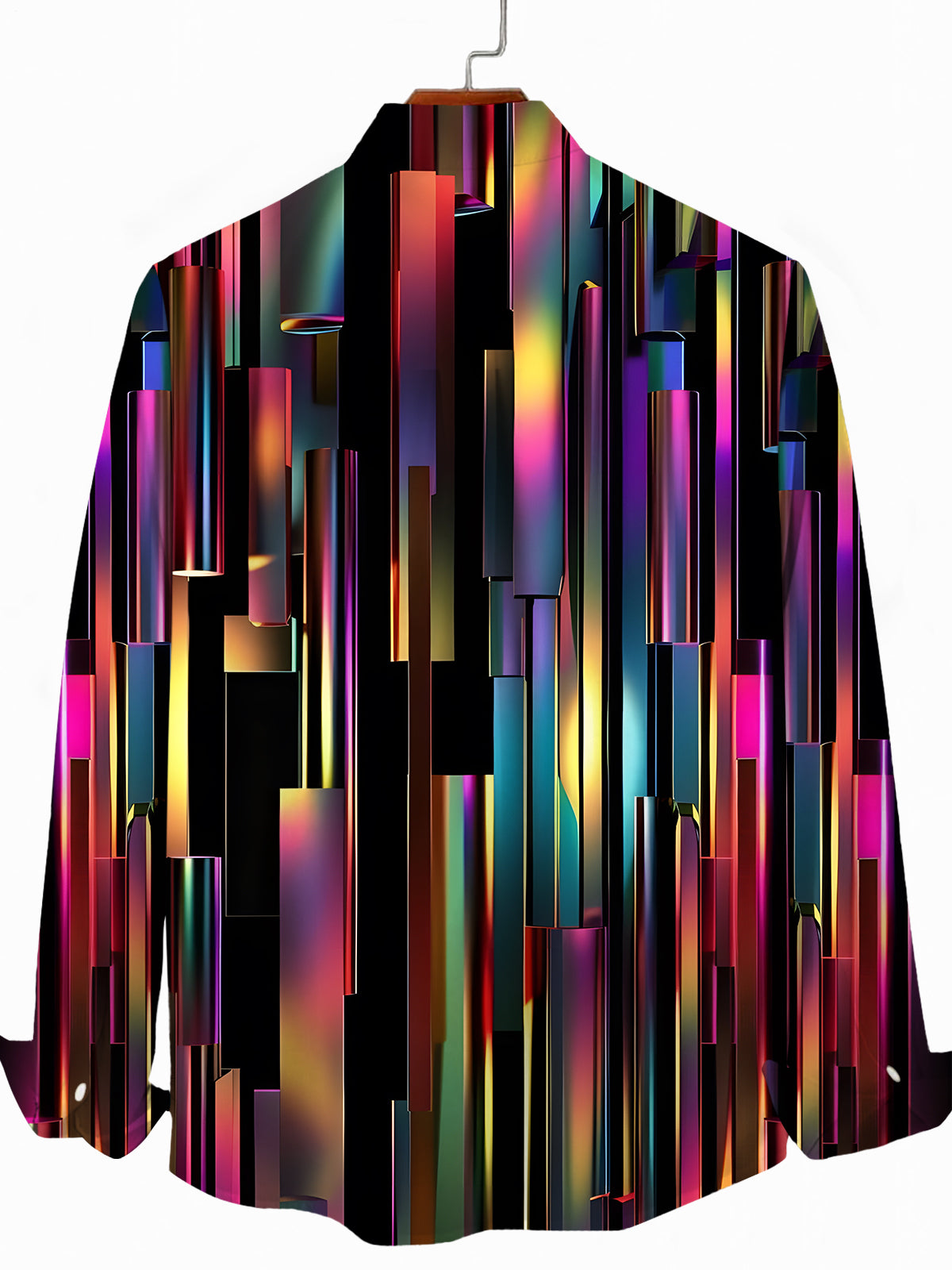 Geometry Men's Pocket Long Sleeve Shirts