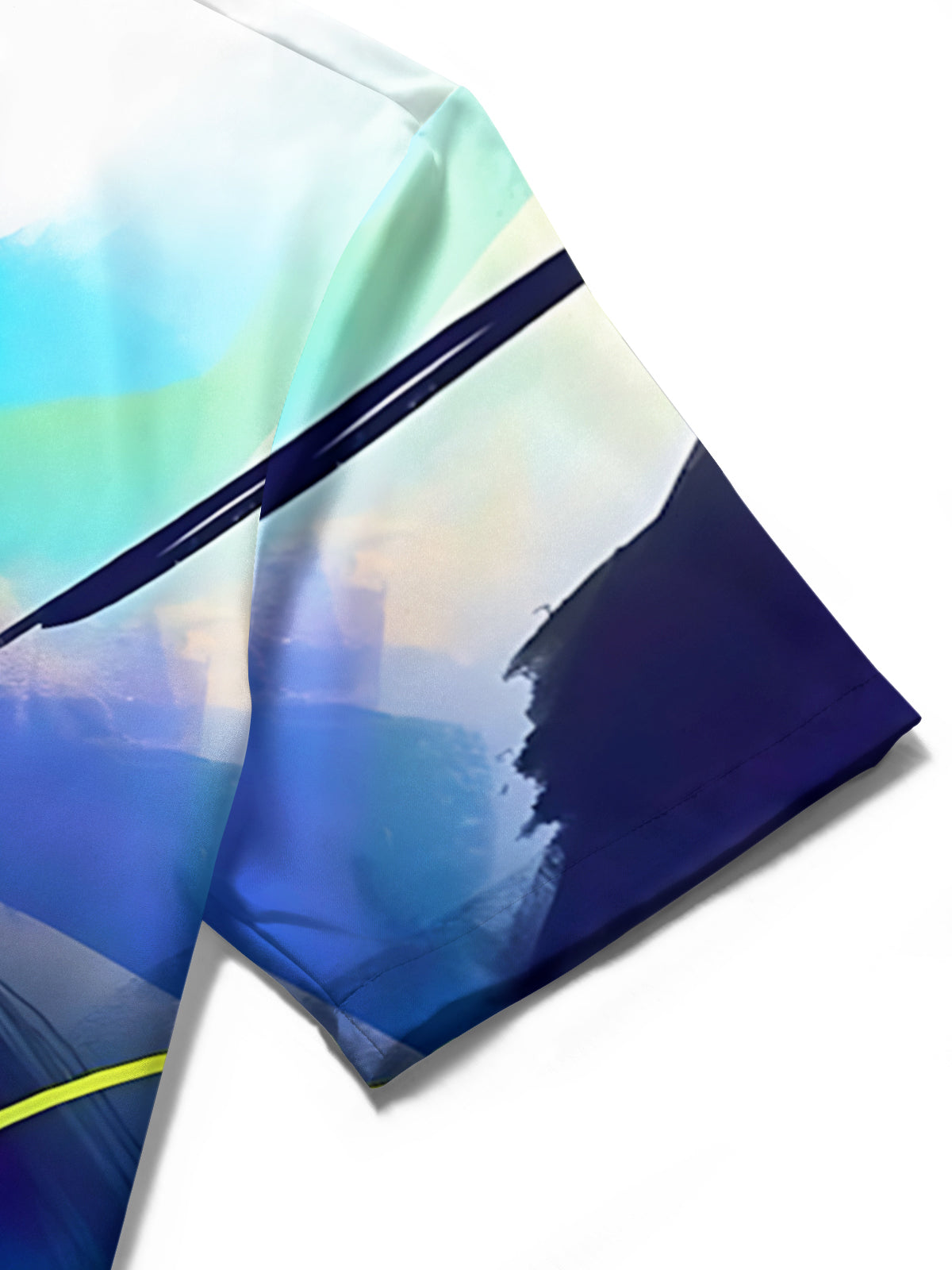 Bird Print Men's Pocket Short Sleeve Shirts