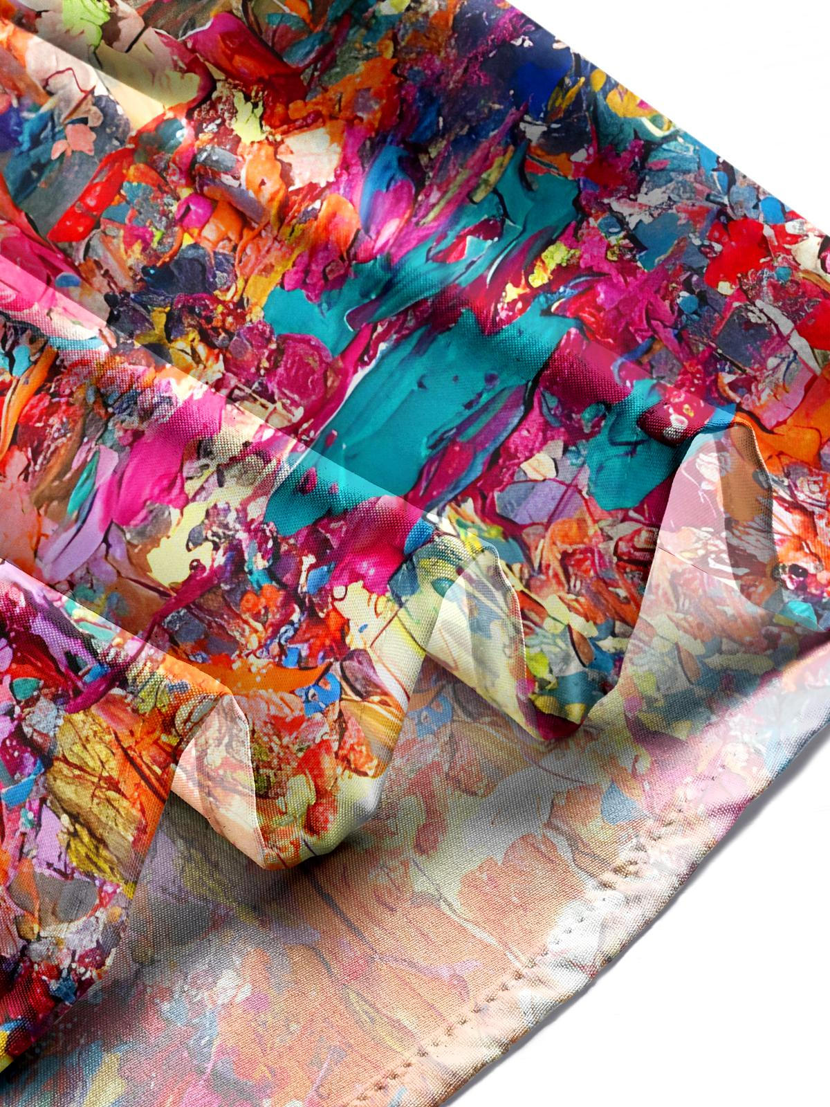 Tie Dye Men's Pocket Short Sleeve Shirts