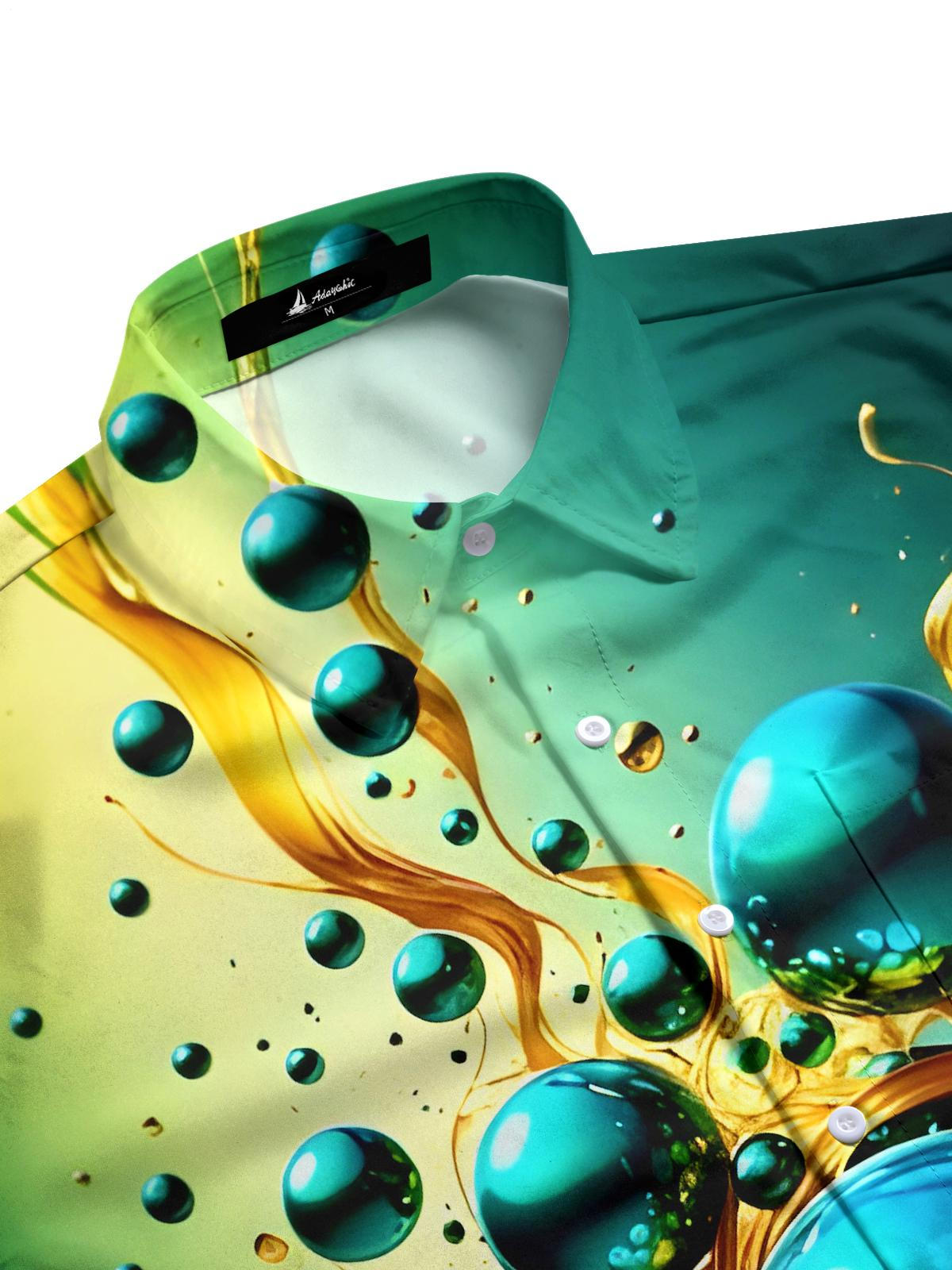 Geometry Men's Pocket Short Sleeve Shirts