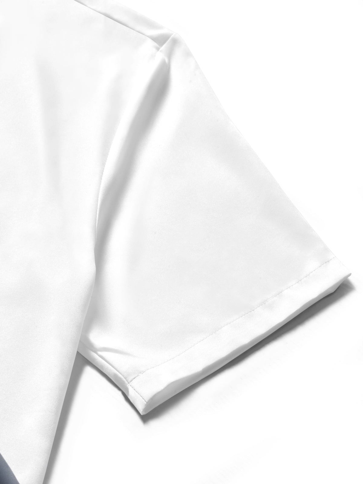 Lip Print Men's Pocket Short Sleeve Shirts