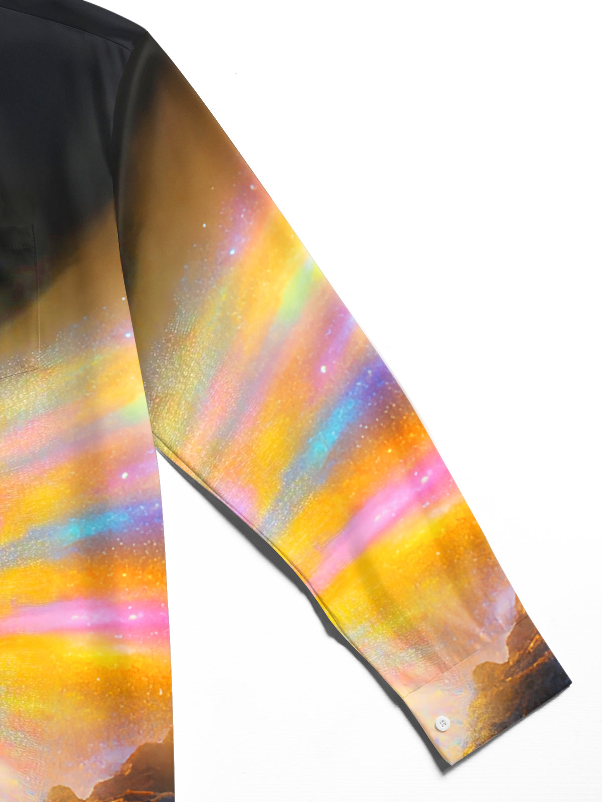 Knight Art Print Men's Pocket Long Sleeve Shirts