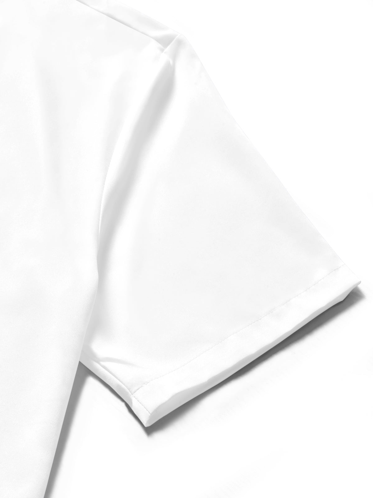 Black White Mask Print Men's Pocket Short Sleeve Shirts