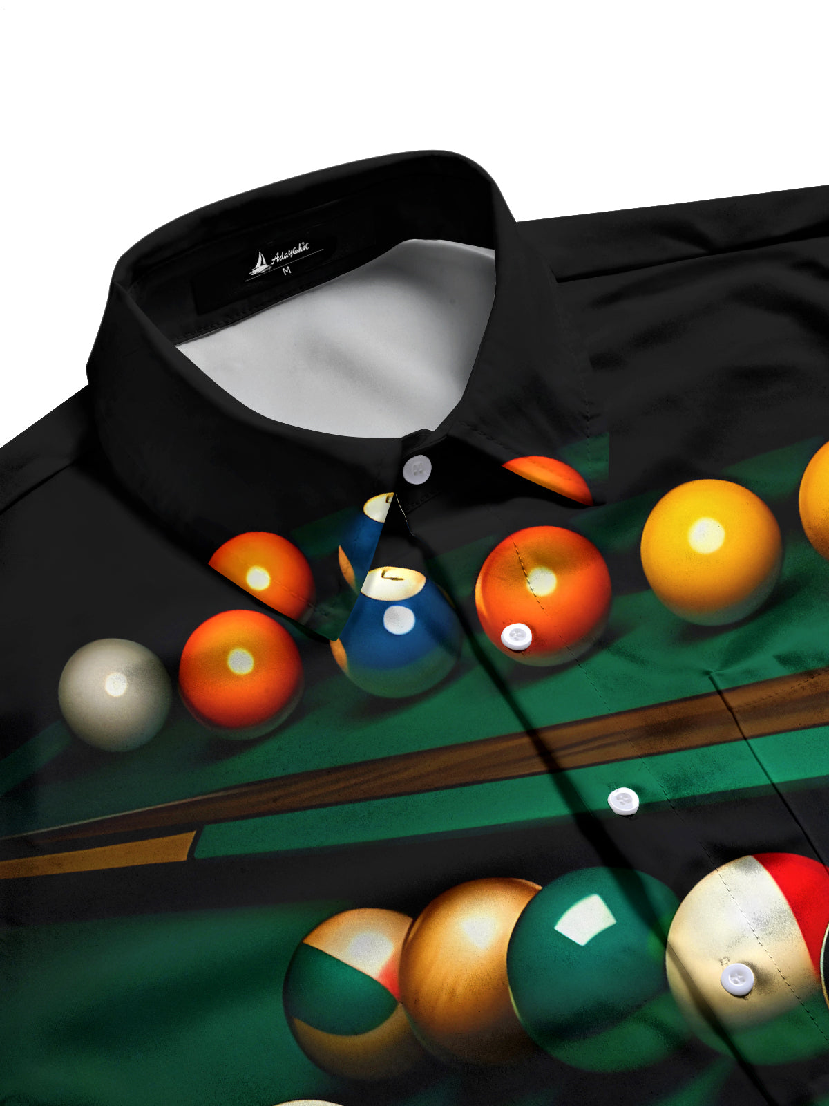 Billiards Men's Pocket Short Sleeve Shirts