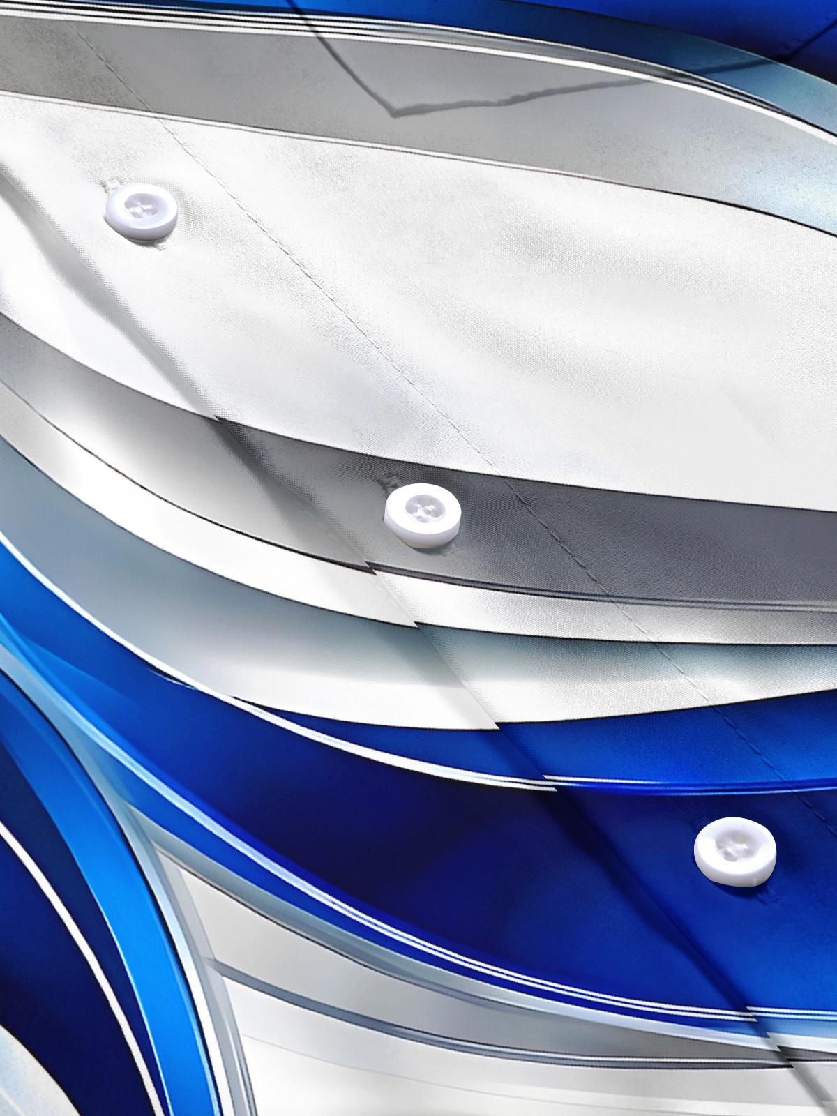 Abstract Men's Pocket Short Sleeve Shirts