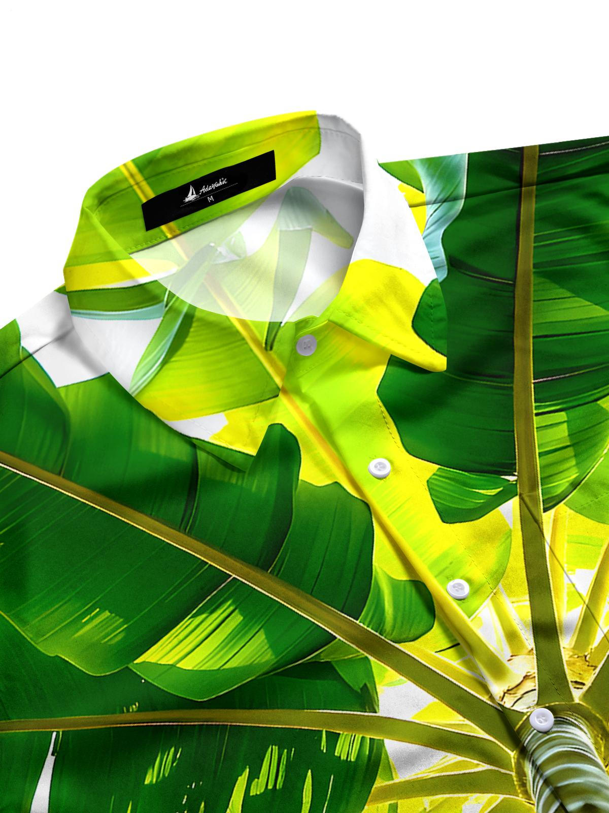 Hawaiian Tree Men's Pocket Short Sleeve Shirts